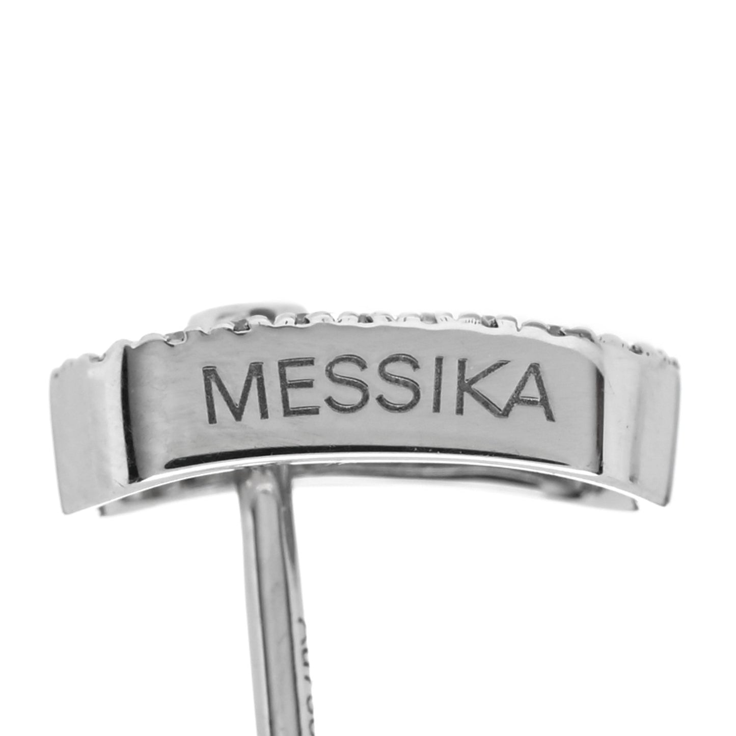 18K White Gold Diamond Move Uno Earrings