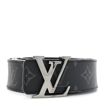 Louis Vuitton Calfskin Monogram Eclipse 40mm LV Initiales Reversible Belt 120 48 1 of 5