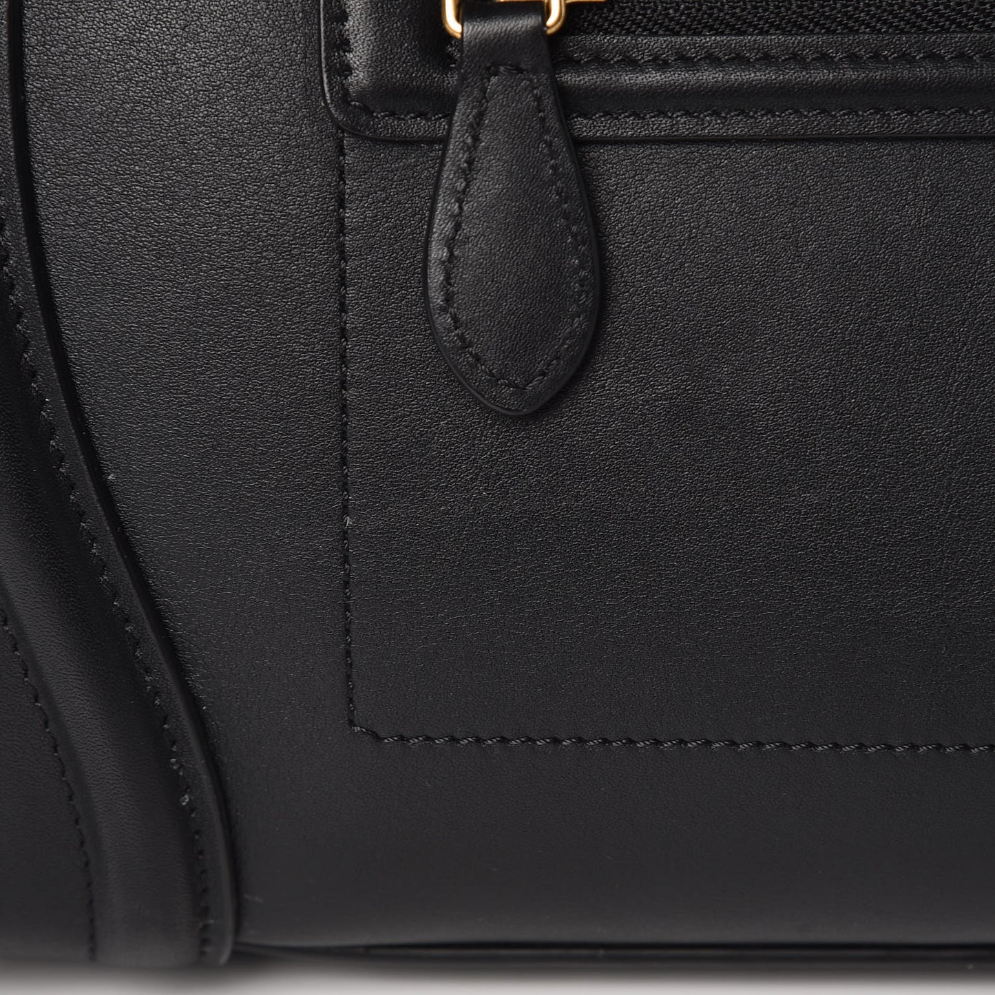 Smooth Calfskin Mini Luggage Black