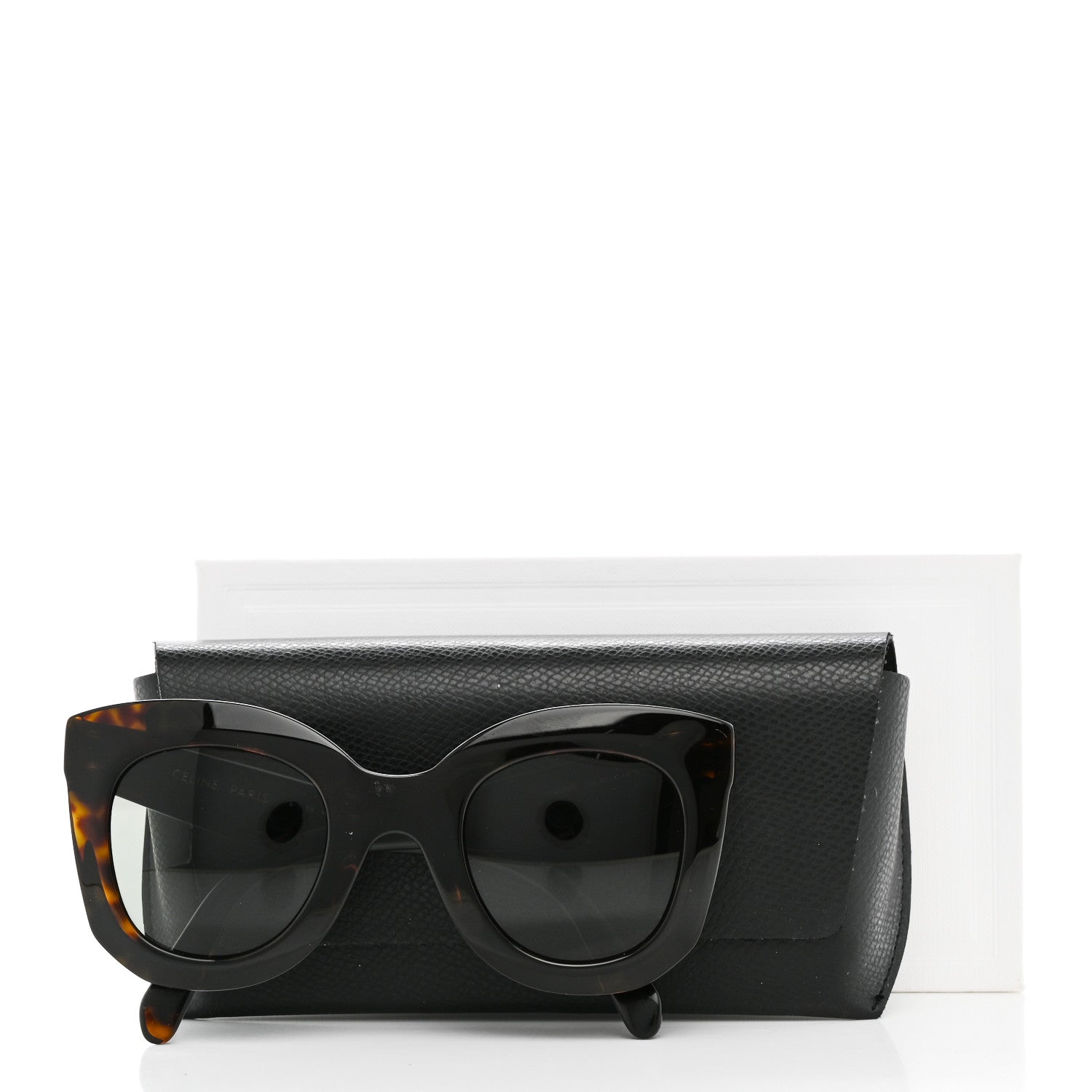 Celine Oversized Round Sunglasses CL4005IN Tortoise 7 of 7