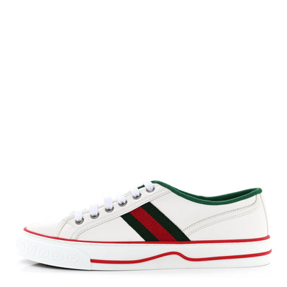 Gucci Jacquard Mini GG Monogram Web Womens 1977 Tennis Sneakers 38 White 1 of 8