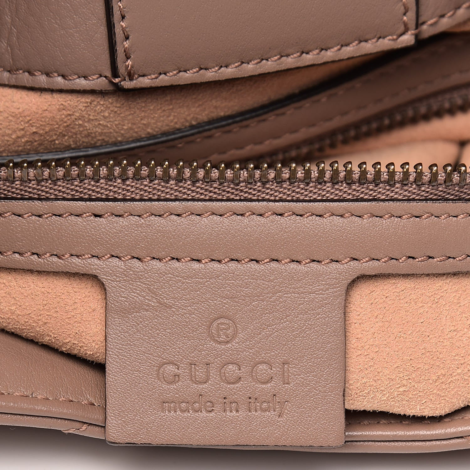 Gucci Calfskin Matelasse Medium GG Marmont Shoulder Tote Bag Porcelain Rose 6 of 13