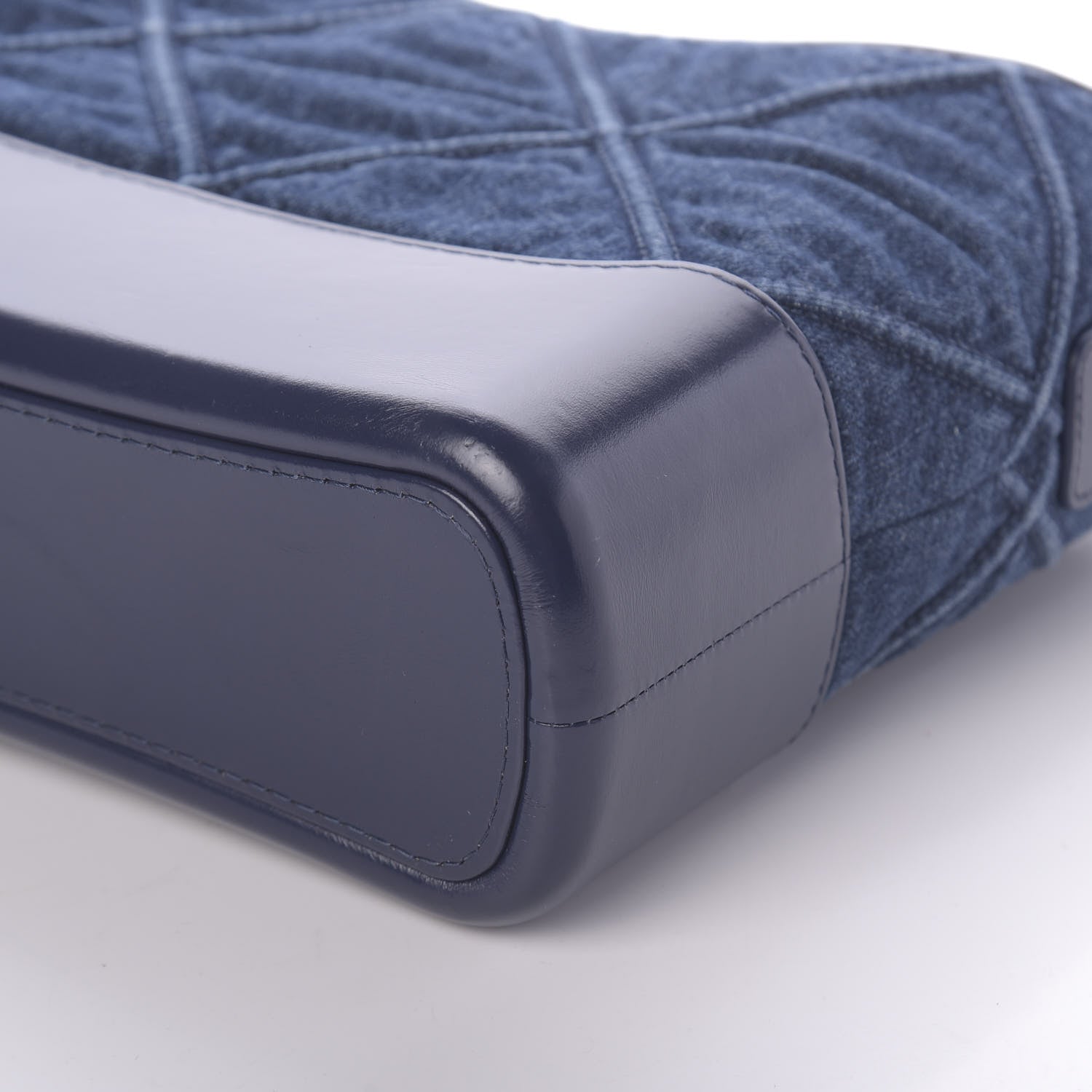 Chanel Denim Calfskin Small Gabrielle Hobo Blue 11 of 11