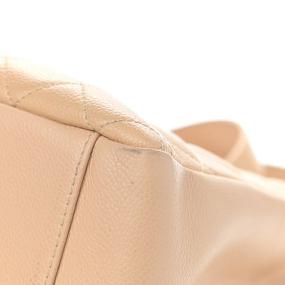 Chanel Caviar Quilted Grand Shopping Tote GST Beige 10 of 14