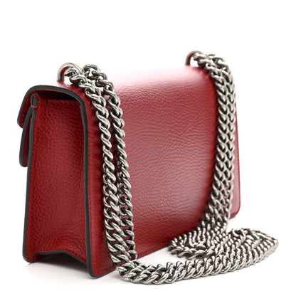 Gucci Dollar Calfskin Enamel Dionysus Shoulder Bag Hibiscus Red Electric Blue 3 of 13