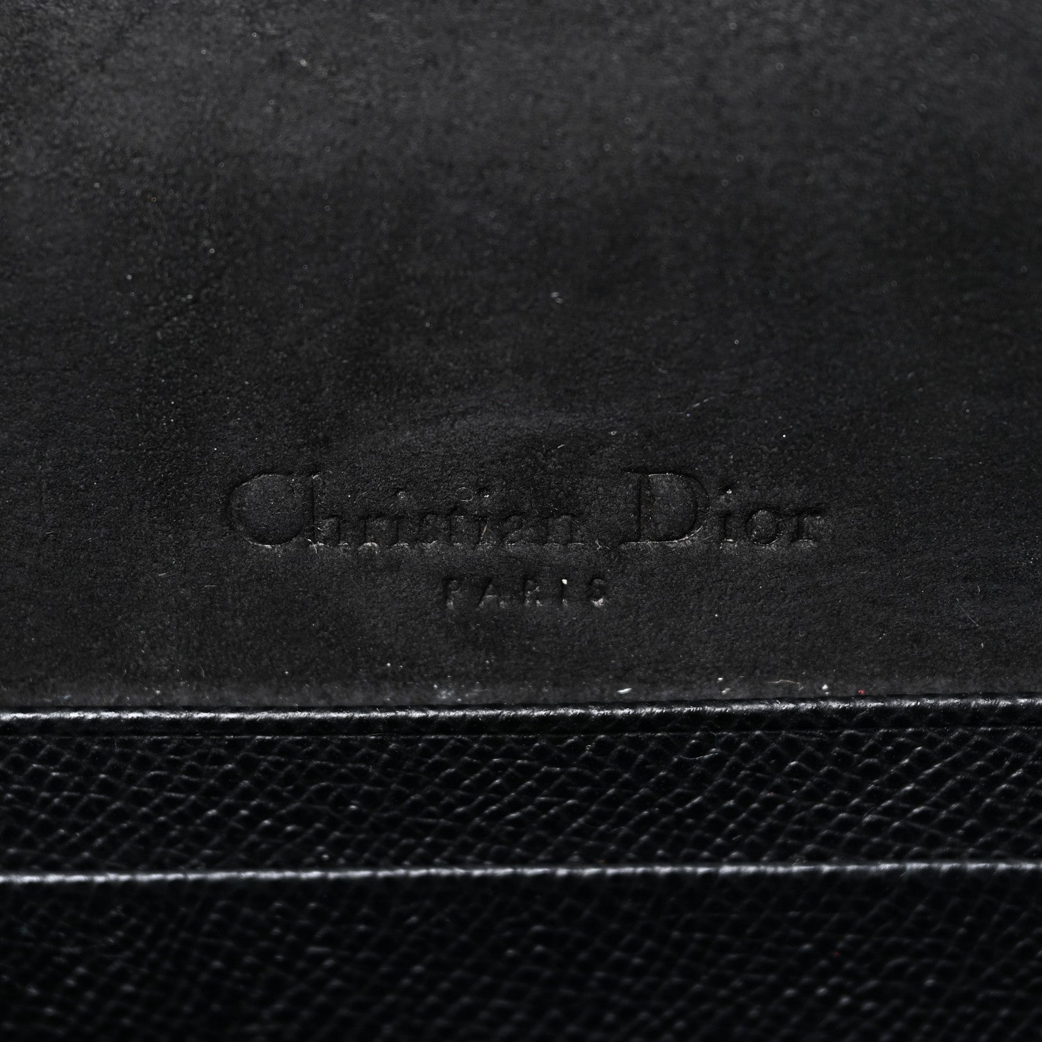 Christian Dior Grained Calfskin Saddle Belt Bag Black 6 of 14
