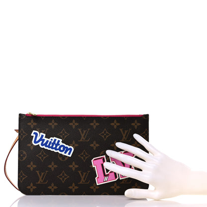 Louis Vuitton Monogram World Tour Neverfull MM GM Pochette 2 of 7