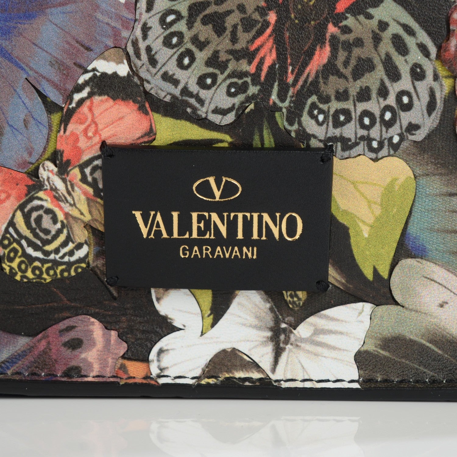 Valentino Garavani Calfskin Camubutterfly Tote 8 of 8