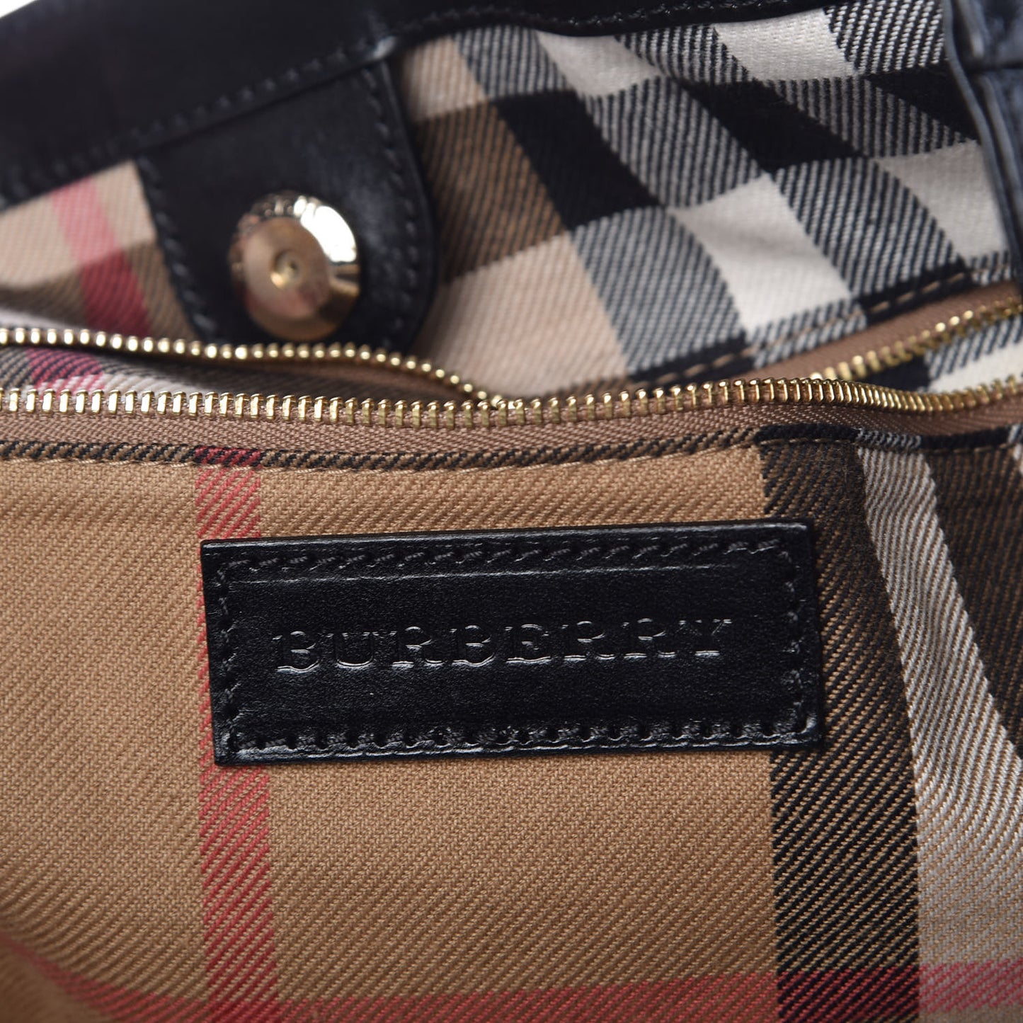 Canvas Calfskin Canterbury Tote Beige