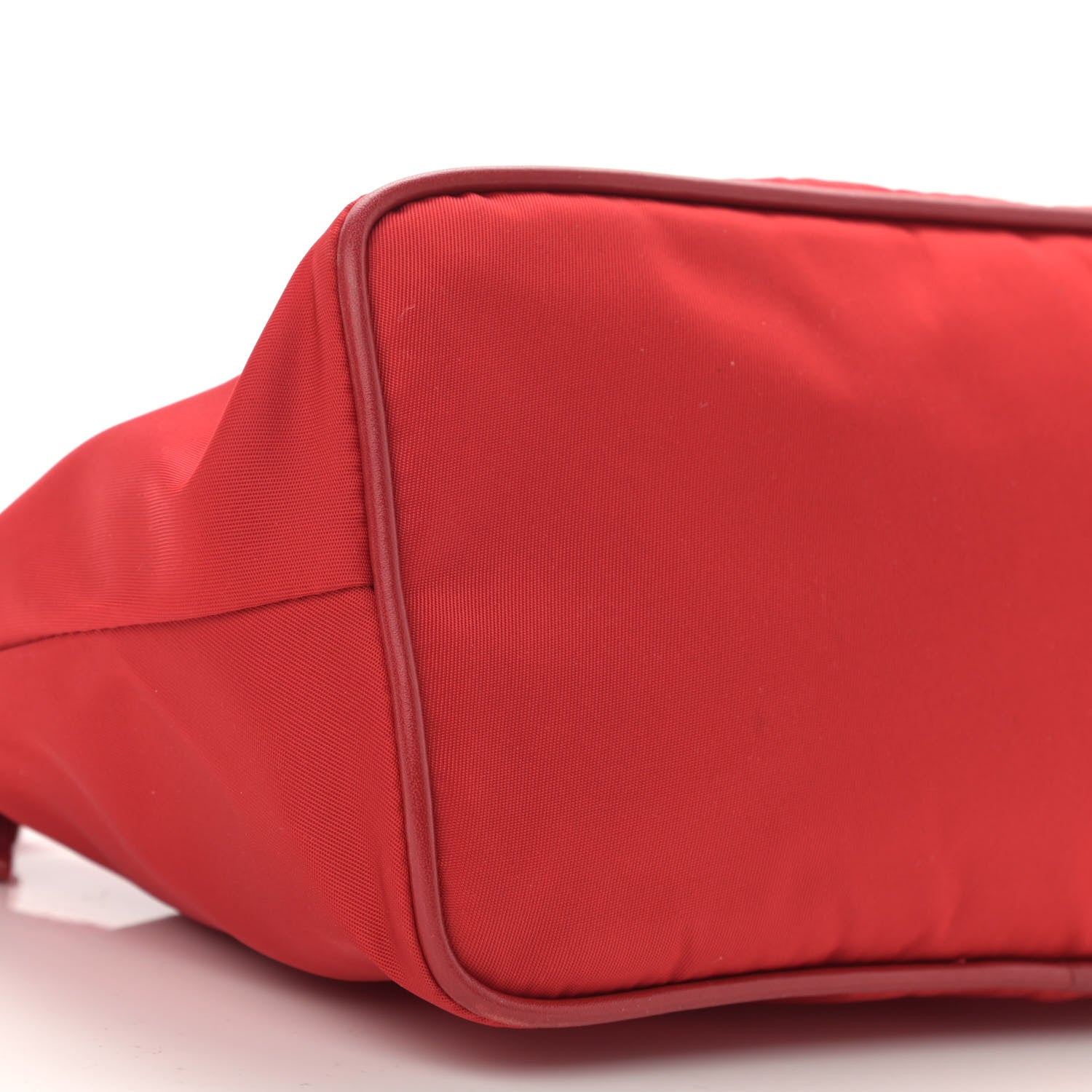 Prada Tessuto Nylon Pochette Bag Rosso 8 of 9