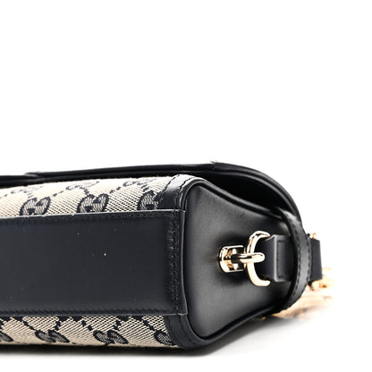 Gucci GG Monogram Small Luce Shoulder Bag Beige Blue 10 of 10