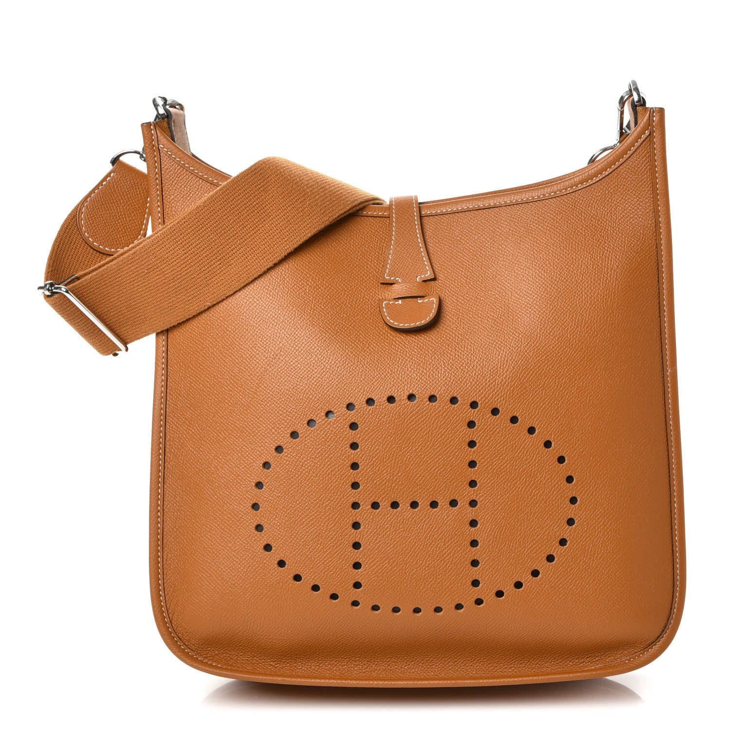 Hermes Epsom Evelyne III PM Toffee 1 of 9