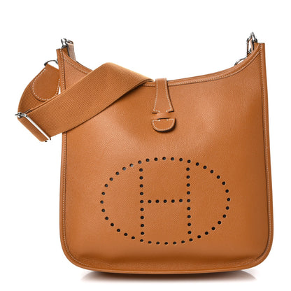 Hermes Epsom Evelyne III PM Toffee 1 of 9