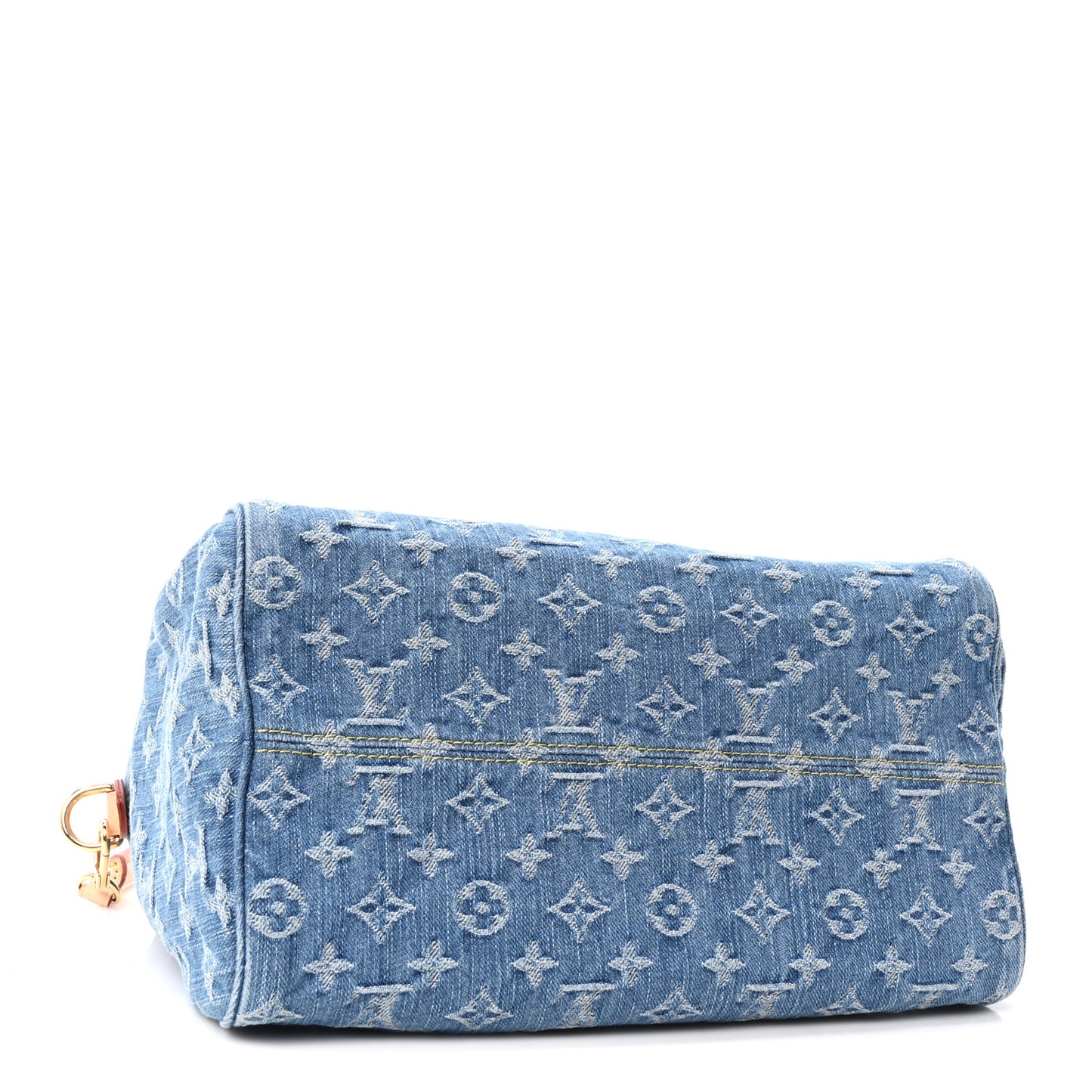 Monogram Denim Speedy Soft 30 Blue