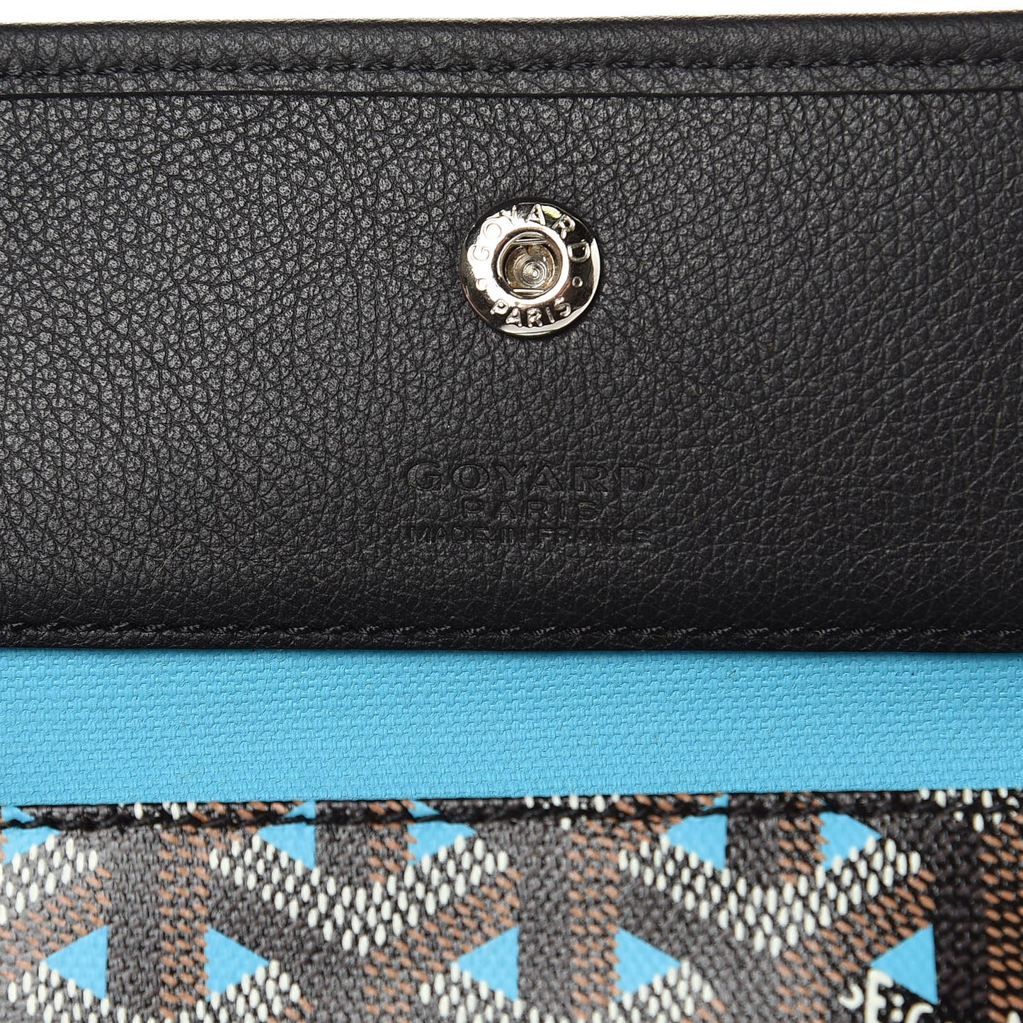 Goyardine Saint Louis Claire Voie PM Black Blue
