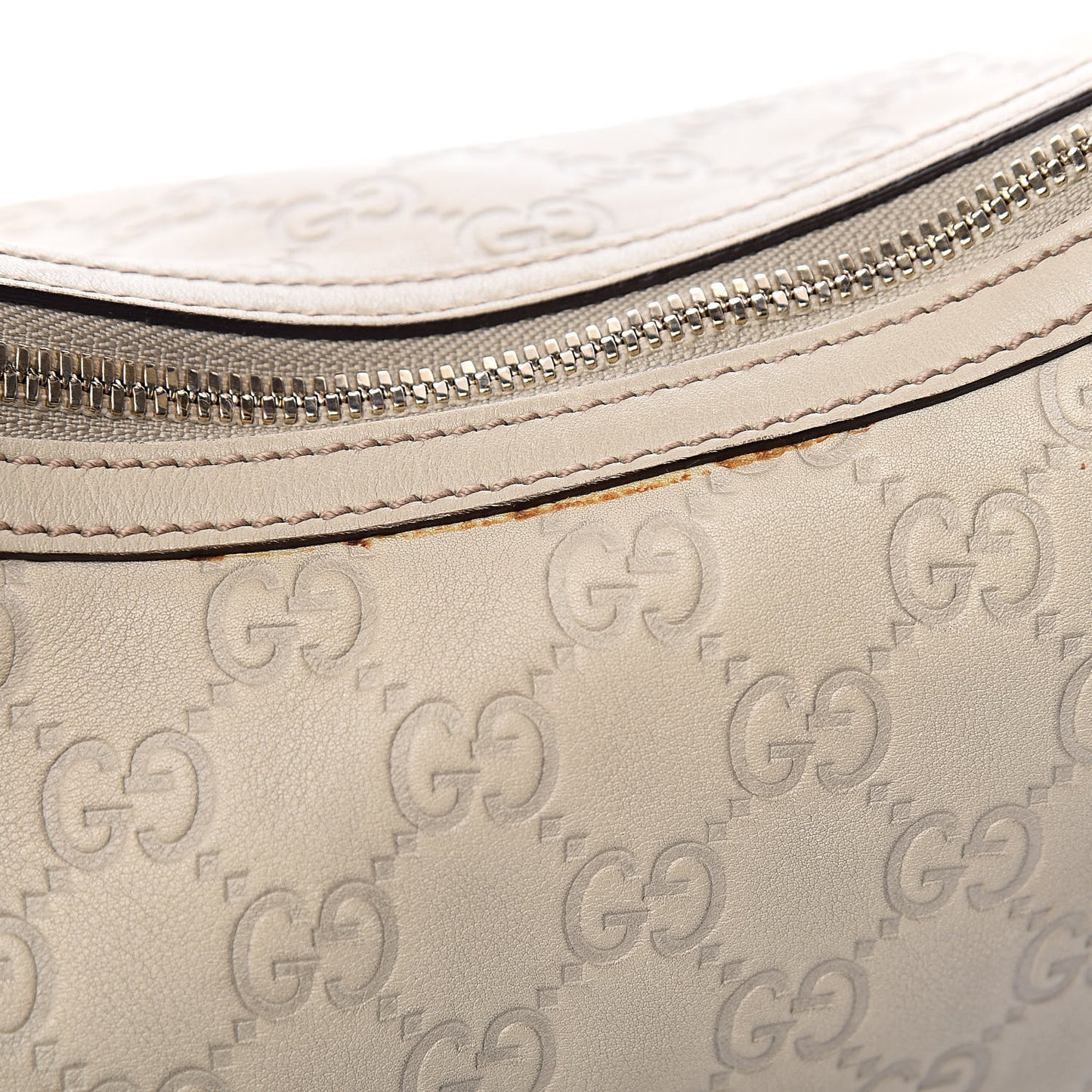 Guccissima Princy Hobo White