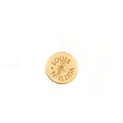 Louis Vuitton Pearl Cruiser Earrings Gold 5 of 5