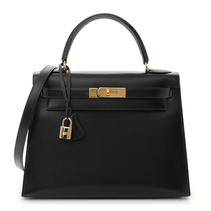 Hermes Box Kelly Sellier 28 Black 1 of 18