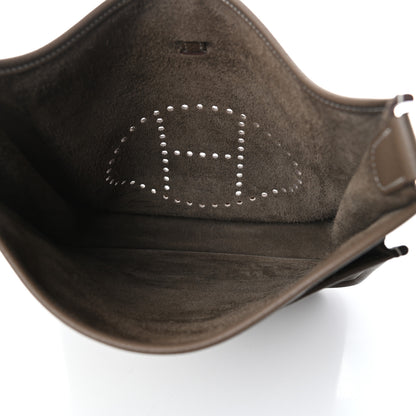 Hermes Taurillon Clemence Evelyne III PM Etoupe 5 of 8