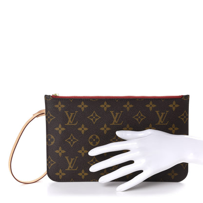 Louis Vuitton Monogram Neverfull MM GM Pochette Cherry 2 of 9