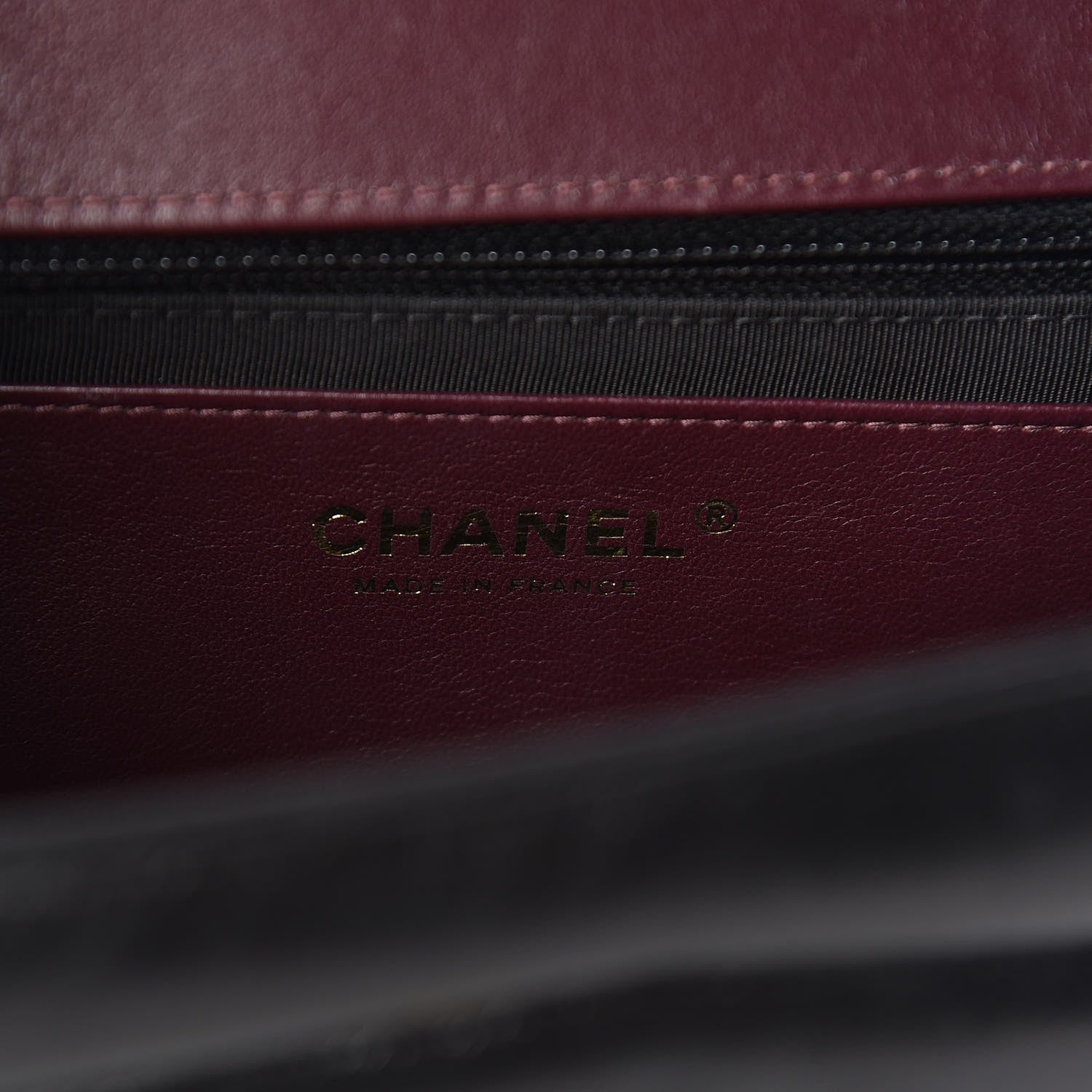 Chanel Shiny Lambskin Chevron Quilted Miroir Black 8 of 10