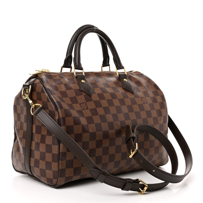Louis Vuitton Damier Ebene Speedy Bandouliere 30 3 of 9