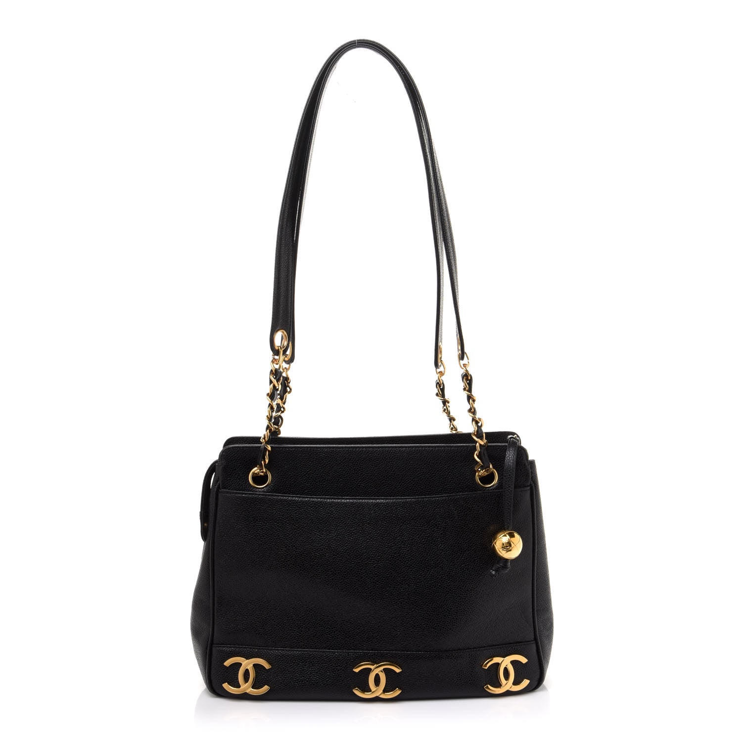 Chanel Caviar CC Shoulder Bag Black 1 of 14