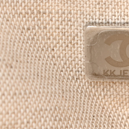 Chanel Mixed Fibers Small Deauville Tote White 9 of 14