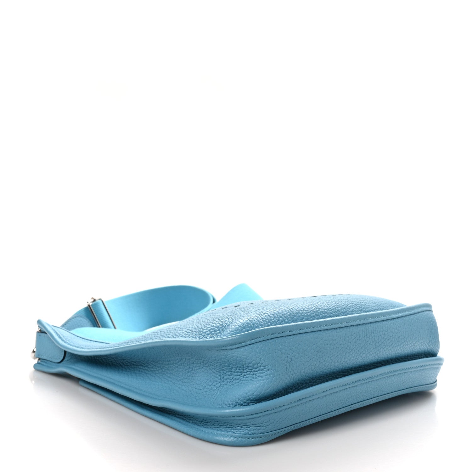 Hermes Taurillon Clemence Evelyne III PM Bleu Du Nord 4 of 9