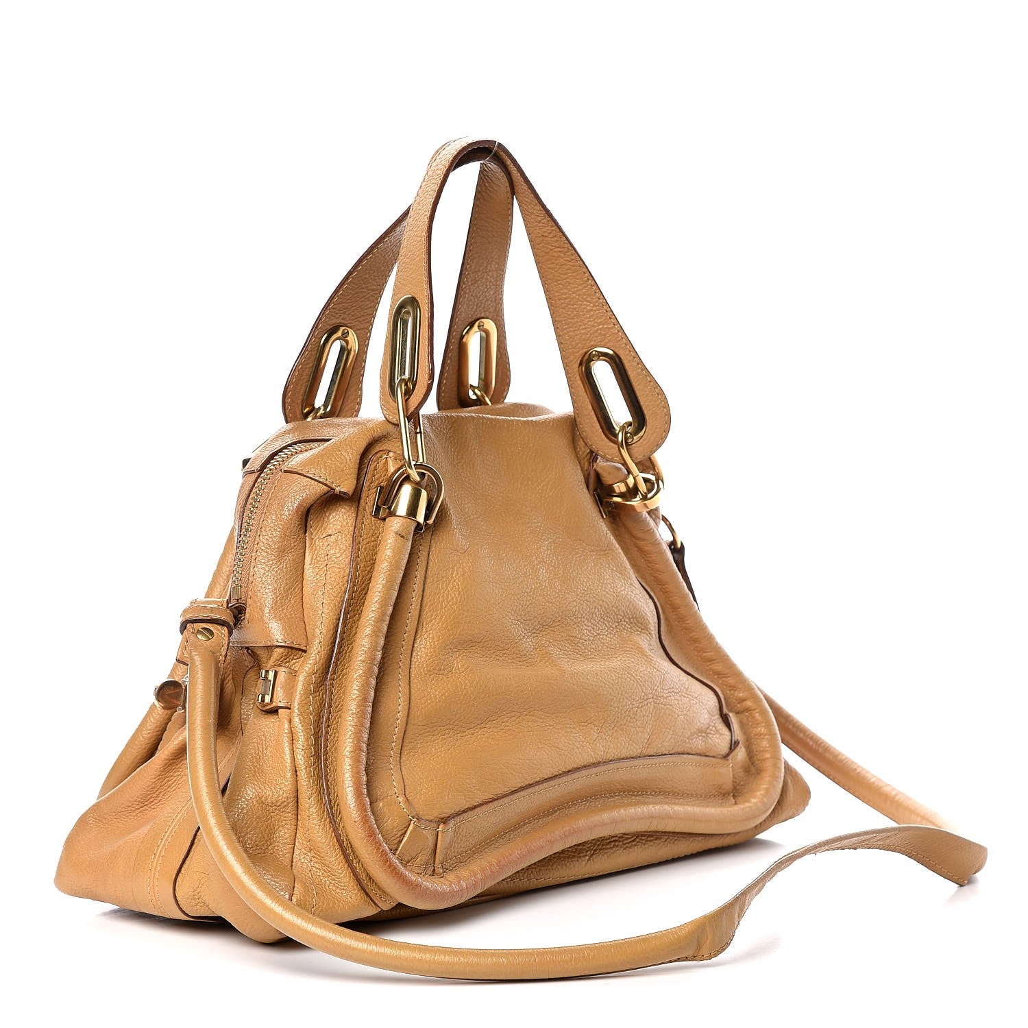 Chloe Calfskin Medium Paraty Chrome Yellow 3 of 18