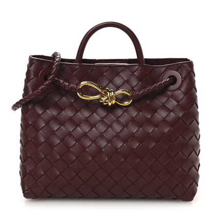 Bottega Veneta Nappa Intrecciato Small Andiamo Shoulder Bag Barolo 1 of 9