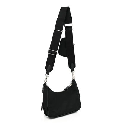 Prada Nylon Re-Edition 2005 Shoulder Bag Black 3 of 15