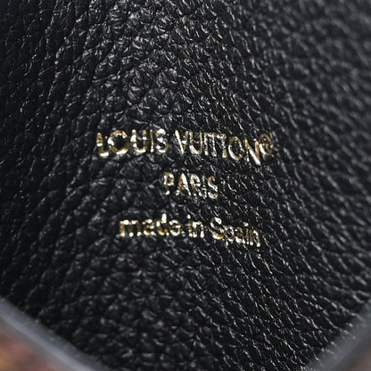 Louis Vuitton Calfskin Monogram Low Key Double Card Holder Black 6 of 7