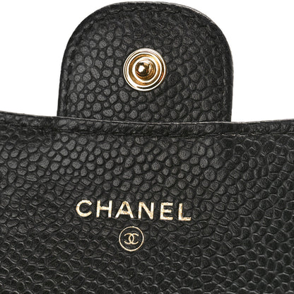 Chanel Caviar Quilted Flap Card Holder Black 7 of 10