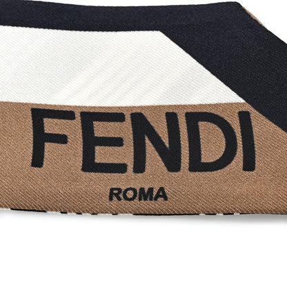 Fendi Silk Wrappy Bandeau Brown 3 of 3