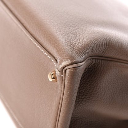 Hermes Taurillon Clemence Kelly Retourne 35 Etoupe 15 of 22