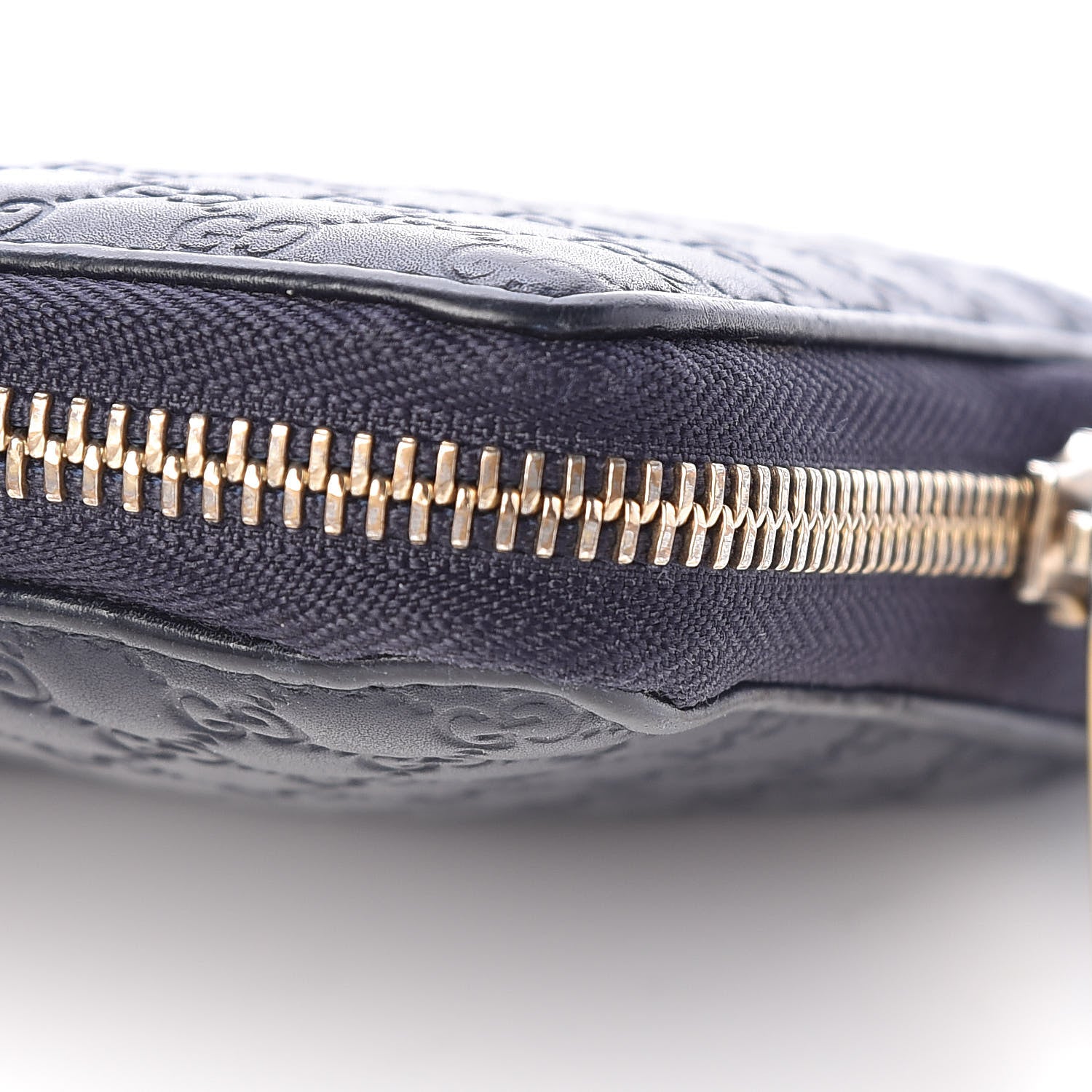 Gucci Microguccissima Large Zip Around Organizer Wallet Blue 14 of 14