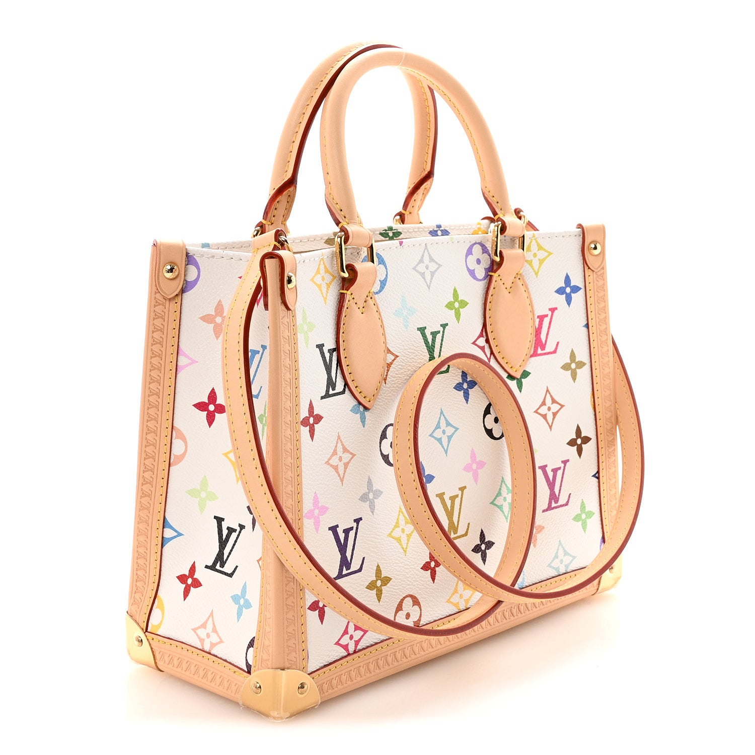 Louis Vuitton LV X TM Monogram Multicolor Onthego PM White 3 of 9