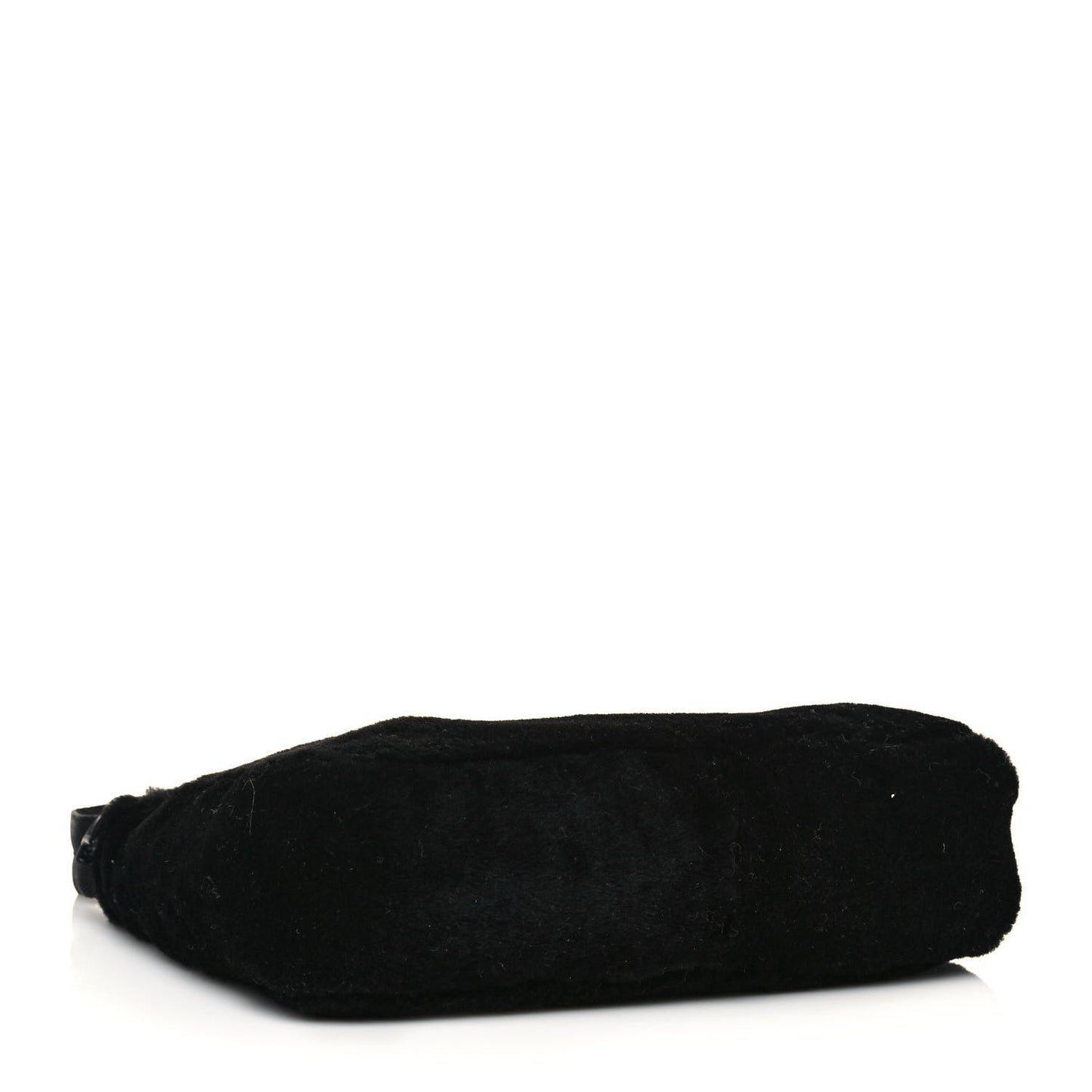 Shearling Mini Re-Edition 2000 Bag Black