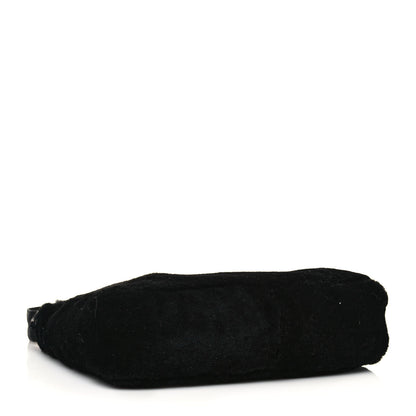 Prada Shearling Mini Re-Edition 2000 Bag Black 4 of 12