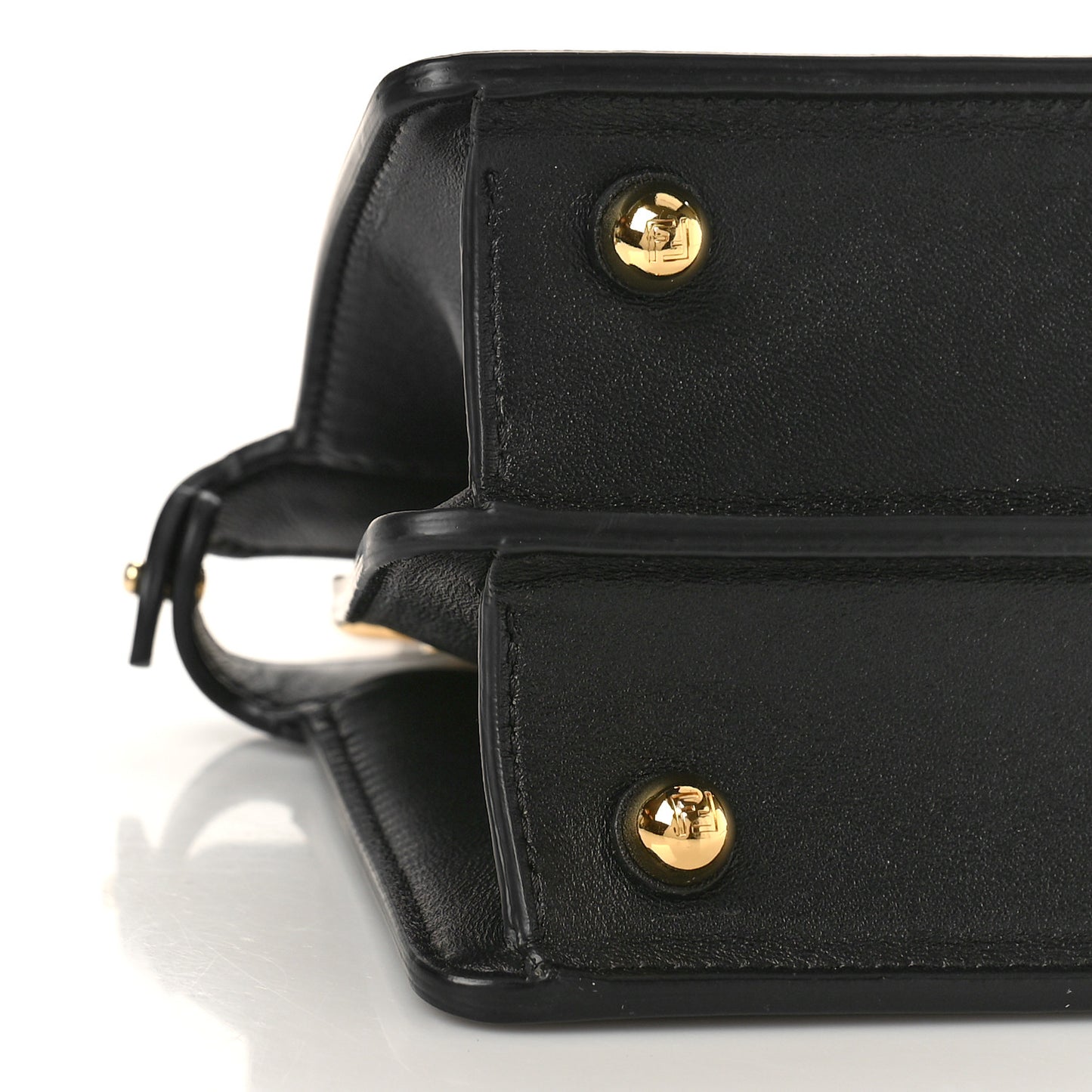 Shiny Nappa Petite Peekaboo I SEE U Satchel Black