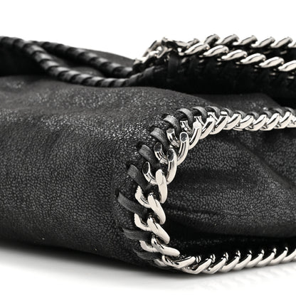 Stella McCartney Shaggy Deer Falabella Fold Over Tote Black 8 of 9