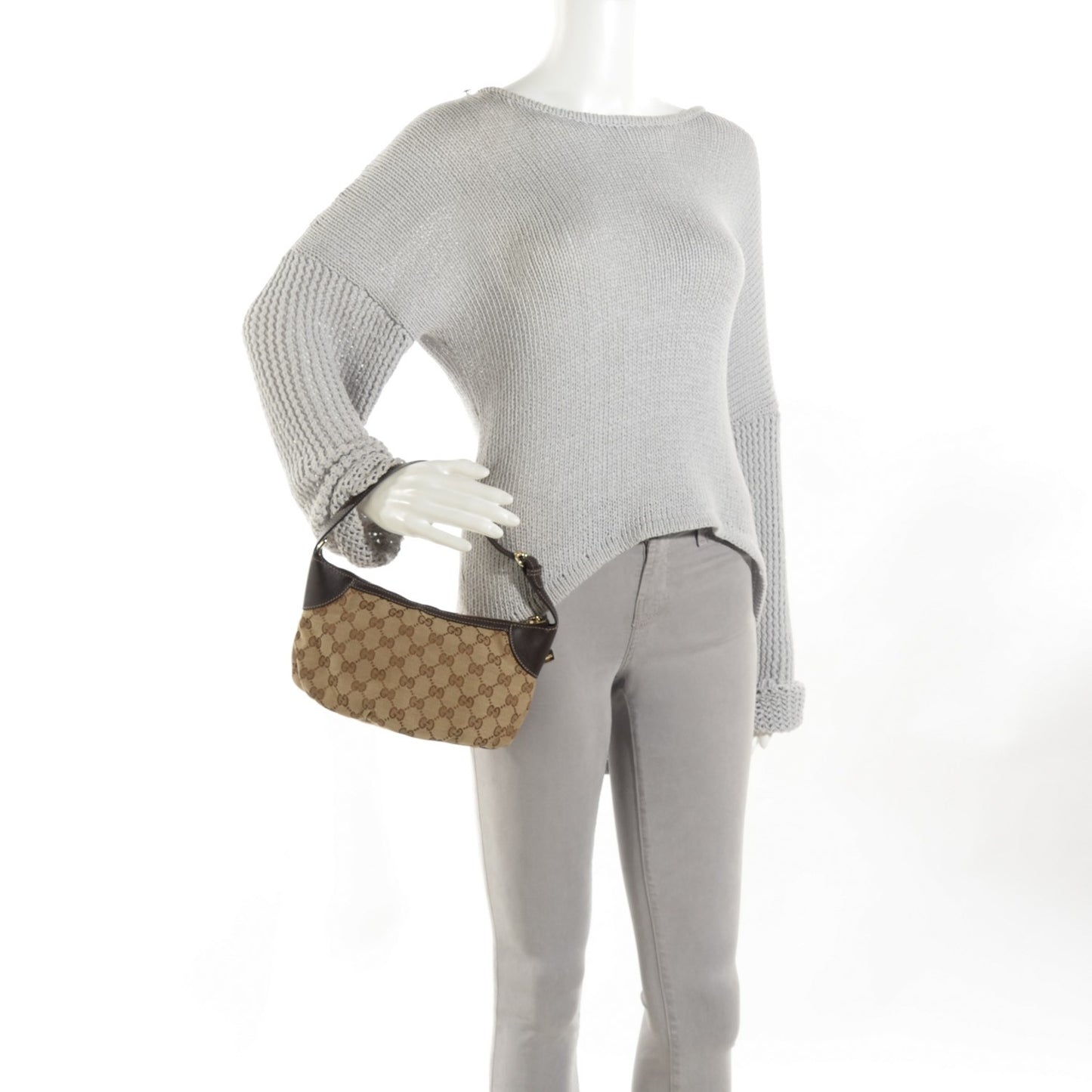 Monogram Cosmetic Case Brown