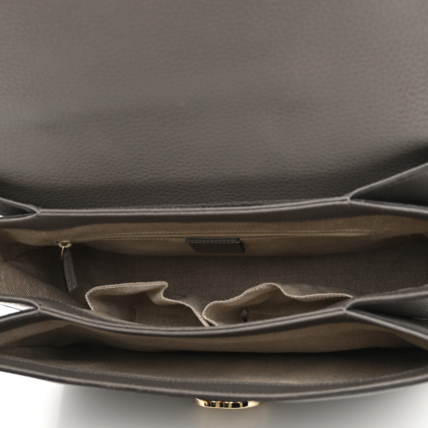 Dollar Calfskin Medium Interlocking G Top Handle Shoulder Bag Loess