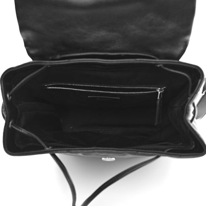 Saint Laurent Calfskin Y Quilted Monogram Medium Loulou Backpack Black 5 of 13