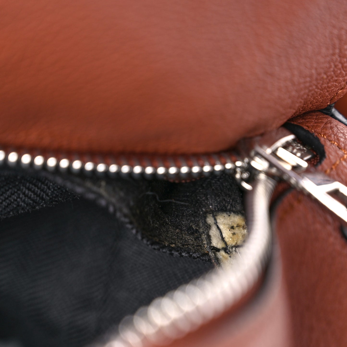 Calfskin Large Puzzle Bag Brown