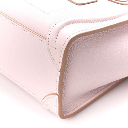 Celine Drummed Calfskin Nano Luggage Pale Pink 11 of 13