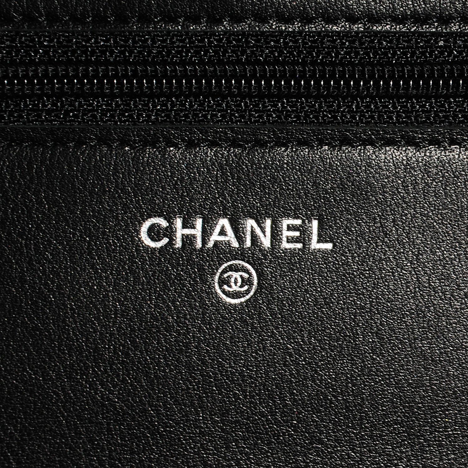 Chanel Caviar Timeless CC Wallet on Chain WOC Black 7 of 9