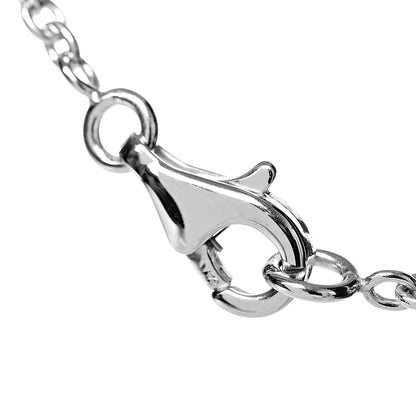 Cartier 18K White Gold Interlocking LOVE Necklace 5 of 8