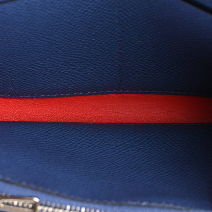 Hermes Epsom Verso Constance Short Wallet Bleu Brighton Rouge Pivoine 6 of 10
